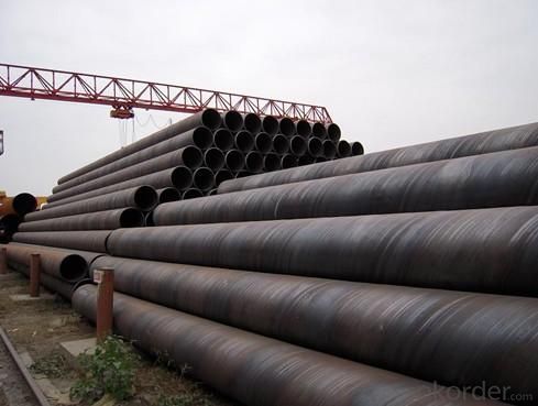 SSAW Welded Steel Pipes API SPEC 5L API SPEC 5CT ASTM A53 GB/T9700.1 Black Line Pipe System 1
