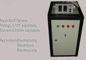 High Power Plating Power Supply 12V 3000A