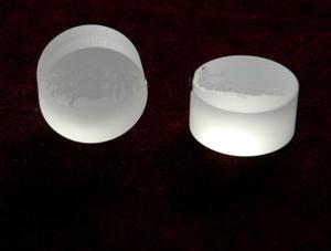 Clear Fuse Quartz Plate/Disc in Round Shape System 1