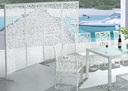 Aluminum Rattan Dinging Table Set DT034 System 1