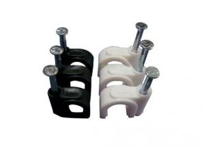 Circle Cable Clips PP/Steel Nail