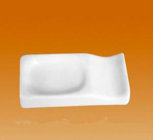 Factory Direct Wholesale White Ceramic Chopstick and Spoon Rest