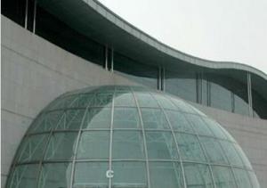 Curved Tempered Facades and Curtain Walls System 1