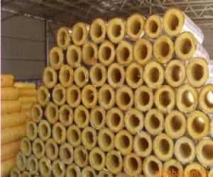Glass Wool Pipe With Alu Foil Covering Sound Absorption And Noise Reduction
