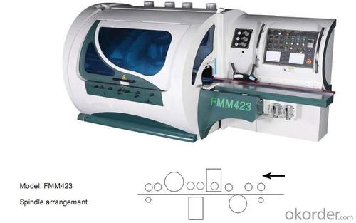 Four Side Moulder For Wood Working Machinery System 1