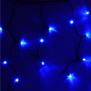 LED Icicle Light Blue Rubber Wires  IP44 System 1