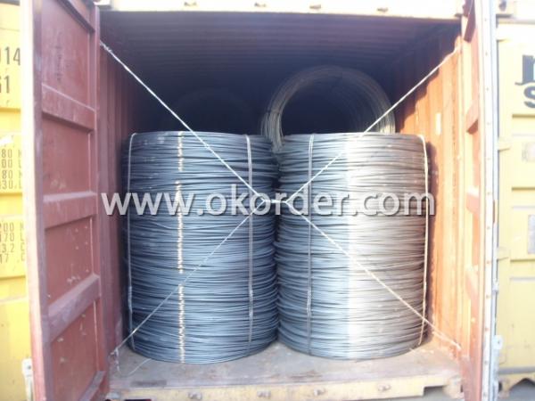 WIRE ROD SHIPPED BY CONTAINER