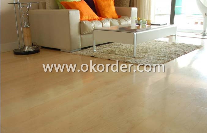Hand Scraped Solid Wood Chinese Maple Flooring