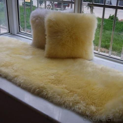 Colorful Natural and Faux Sheepskin Rug System 1