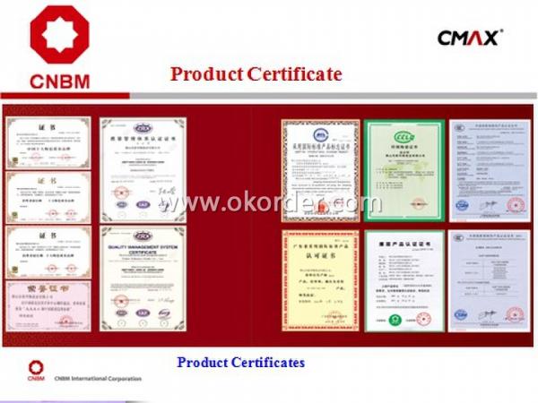  product certificates 