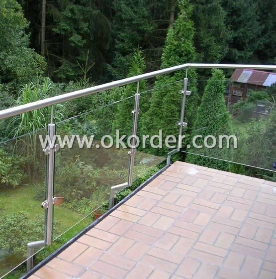  6-12mm clear tempered glass for handrails/guardrails 