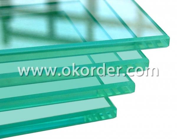  5-25mm clear safety toughened glass 