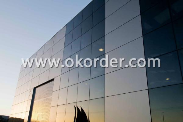  3-19mm clear tempered glass for curtain walls 