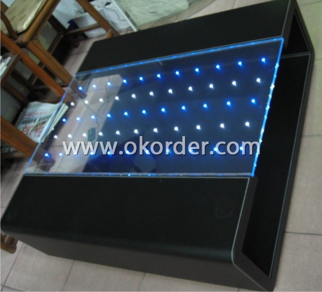  LED Glass for table 