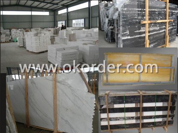  Black and White Marble Tiles M006 
