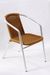 Steel Stackable Rattan Chair System 1
