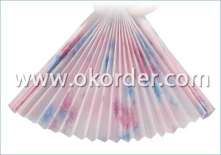 High Quality Polyester Pleated Mesh With Pattern