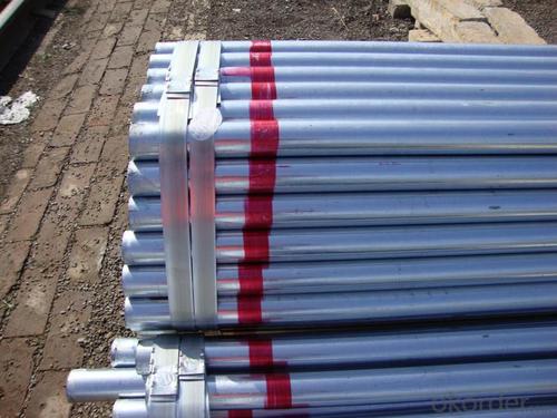 Galvanized Oiled Painted Bare Welded Scaffolding Building Structure Pipe ASTM A53,GB/T3091,BS1387 System 1