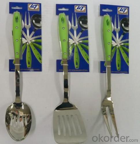 Plastic Handle Kitchen Utensil System 1