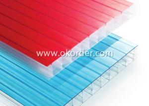 Two Ton Fortified Multi-wall Polycarbonate Sheet With UV Protection