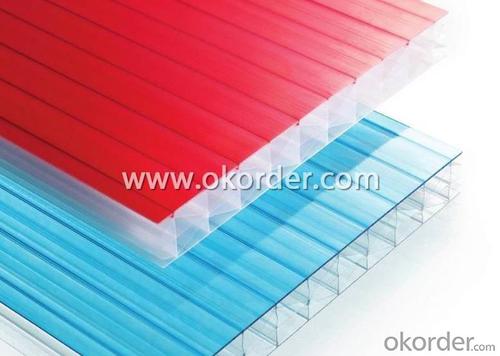 Two Ton Fortified Multi-wall Polycarbonate Sheet With UV Protection System 1