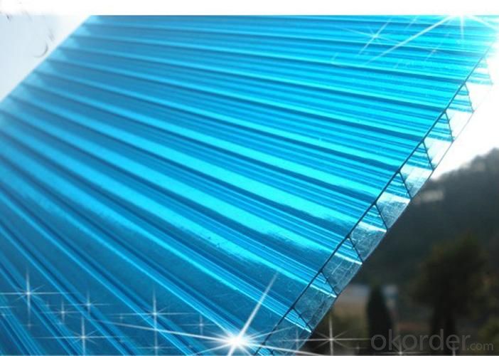 Two Ton Fortified Multi-wall Polycarbonate Sheet With UV Protection