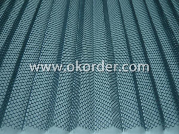High Quality Hexagonal Polyester Pleated Mesh