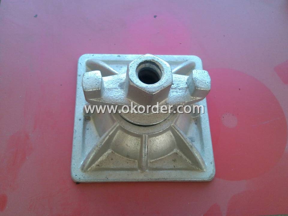  Hot Dip Galvanized Tie Rod Nut With Base Plate For 100mm 