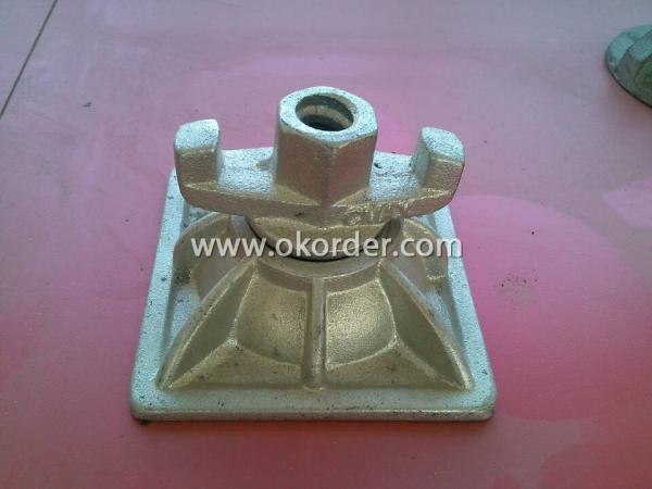  Cold Galvanized Tie Rod Nut With Base Plate For 90mm Diameter For 17mm 