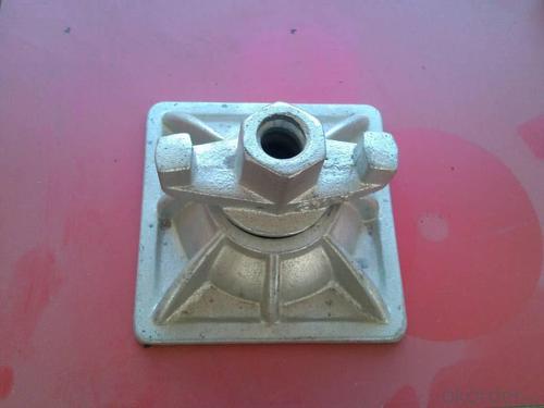 Hot Dip Galvanized Tie Rod Nut With Base Plate For 100mm System 1