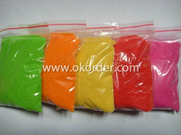  Multicolored granules: 