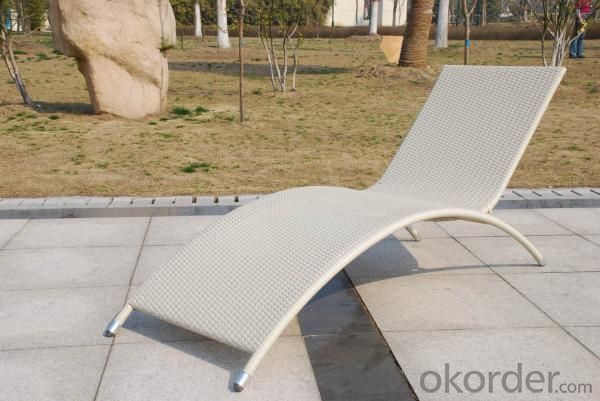 Aluminum Rattan Sun Lounger SL021 System 1