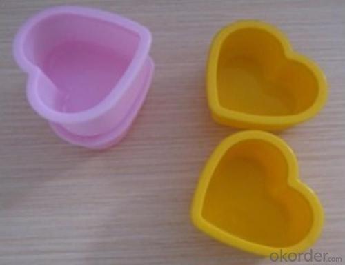 Hot-sale silicone cake model-heart shaped System 1