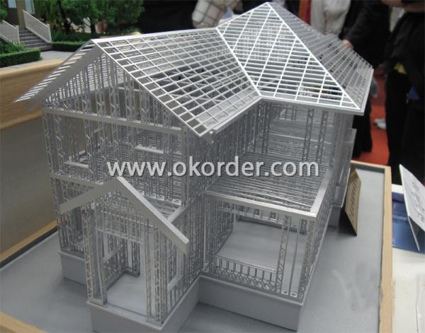 Steel structure of prefabricated Villa 