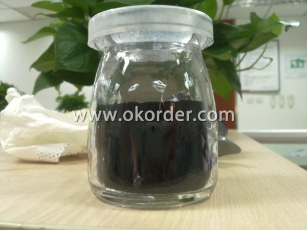 sample of carbon black powder