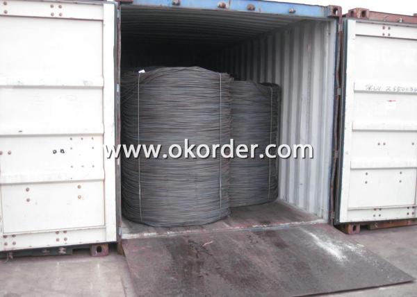 WIRE ROD IN CONTAINER