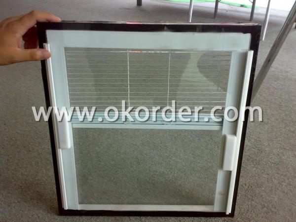  3-19mm tempered insulating glass with shutters 