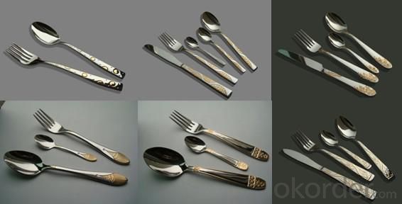 24 Pcs Stainless Steel Cutlery System 1