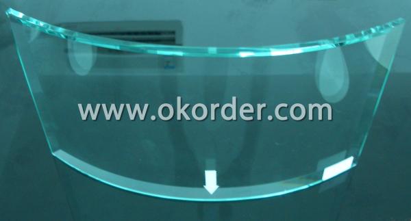  3-19mm tempered curved glass 