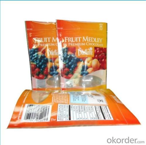 Plastic Dried Food Bag With  Clear Window System 1