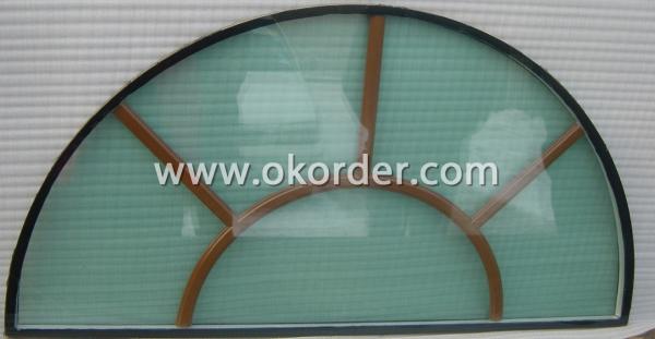  round low-e tempered insulating glass window 