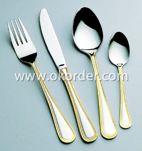 Simple And Delicate Stainless Steel Flatware Set