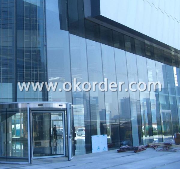  double silver coating low-e insulating glass for glass curtain walls and building 