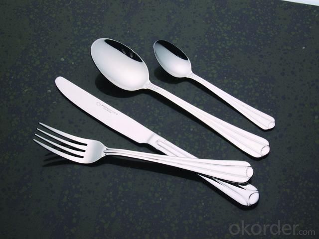 Simple And Delicate Stainless Steel Flatware Set System 1