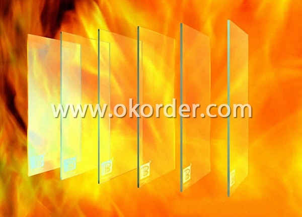 3-19mm fire-resistant glass 