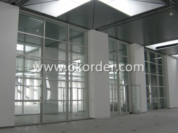  3-19mm fire-resistant glass for interior partitions 