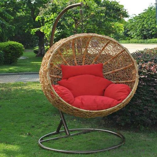 Nature Rattan Hanging Chair System 1