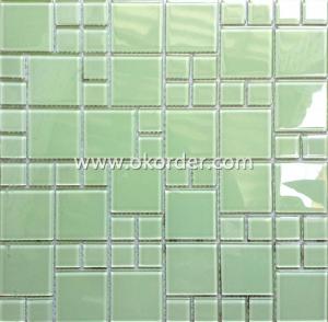 Glass Mosaic Light Green SUNO26604
