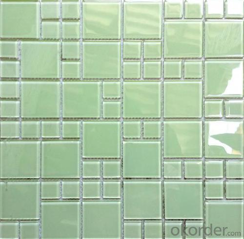 Glass Mosaic Light Green SUNO26604 System 1