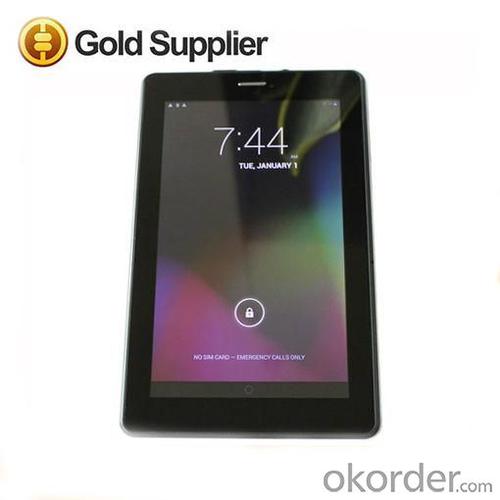 7inch IPS 1280*800 Quad Core Android Tablet PC MTK 8389 with 3G tablet pc , GPS function System 1